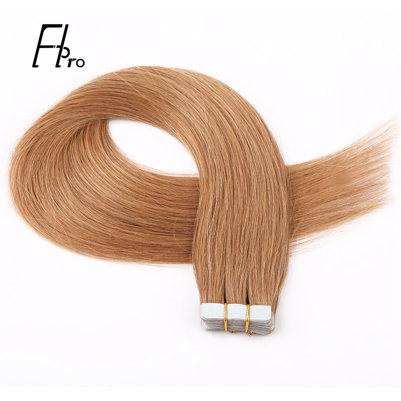 Premium Virgin Hair 18# Tape Hair Extensions Straight 18 inches